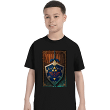 Load image into Gallery viewer, Shirts T-Shirts, Youth / XS / Black Legend Of Zelda Poster

