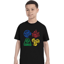 Load image into Gallery viewer, Secret_Shirts T-Shirts, Youth / XS / Black Four Nations
