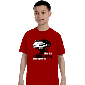Shirts T-Shirts, Youth / XS / Red Viva La Robolution