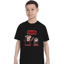 Load image into Gallery viewer, Shirts T-Shirts, Youth / XL / Black Puzzle Pig
