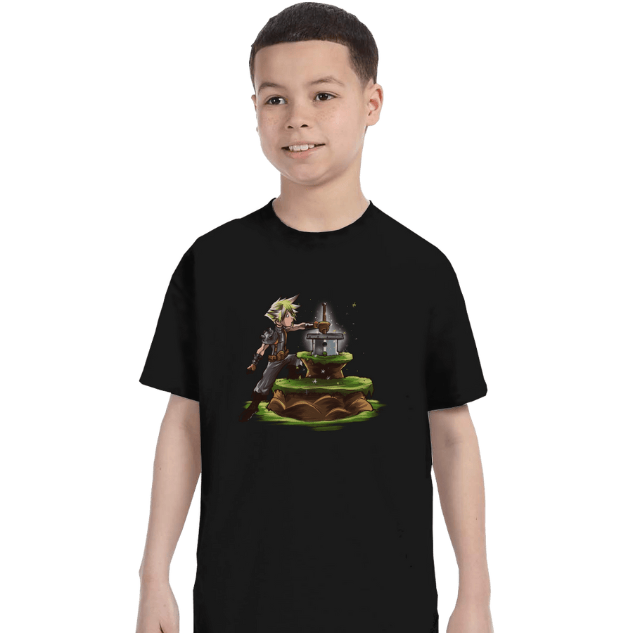 Shirts T-Shirts, Youth / XL / Black The Buster Sword in the Stone