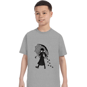 Daily_Deal_Shirts T-Shirts, Youth / XS / Sports Grey Spooky Girl
