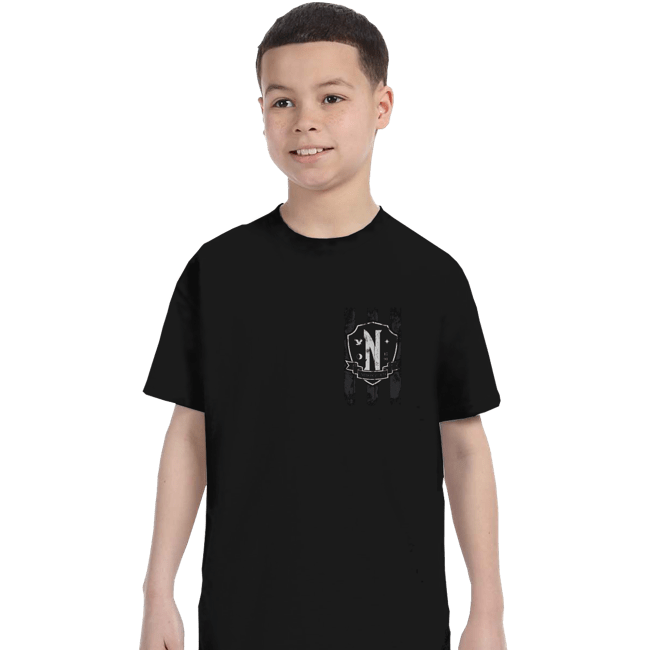 Daily_Deal_Shirts T-Shirts, Youth / XS / Black Nevermore Pocket Print