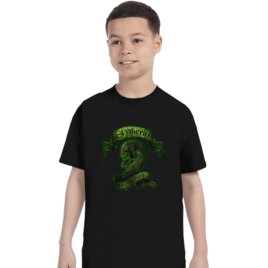 Shirts T-Shirts, Youth / XL / Black Slytherin