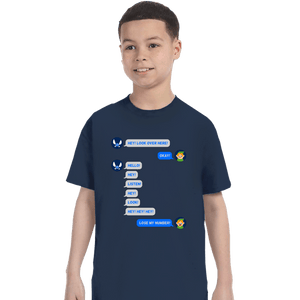 Secret_Shirts T-Shirts, Youth / XS / Navy Fairy Texts