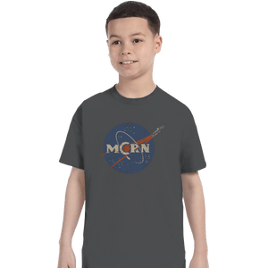 Shirts T-Shirts, Youth / XS / Charcoal Martian Navy