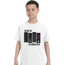 Load image into Gallery viewer, Shirts T-Shirts, Youth / XS / White Hack The Gibson
