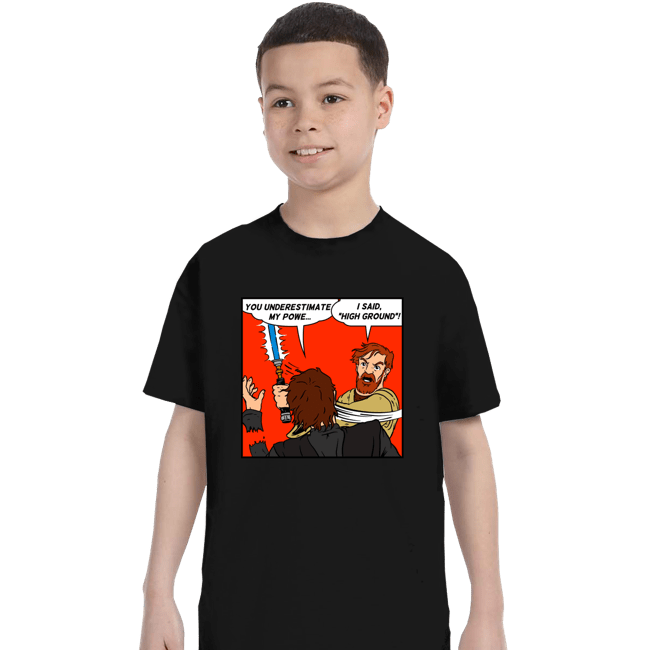 Daily_Deal_Shirts T-Shirts, Youth / XS / Black High Ground!