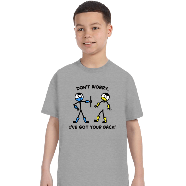 Daily_Deal_Shirts T-Shirts, Youth / XS / Sports Grey Mortal Support