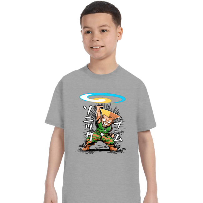 Daily_Deal_Shirts T-Shirts, Youth / XS / Sports Grey Sonic Disc