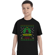 Load image into Gallery viewer, Daily_Deal_Shirts T-Shirts, Youth / XS / Black Nakatomi Party Sweater &#39;88
