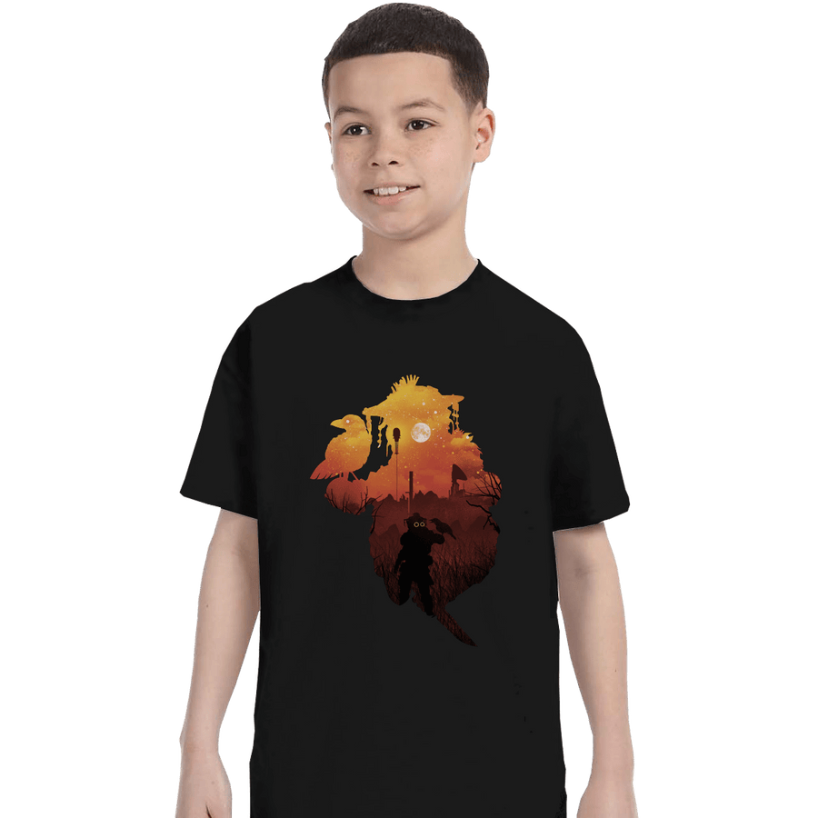 Shirts T-Shirts, Youth / XL / Black Bloodhound Sunset