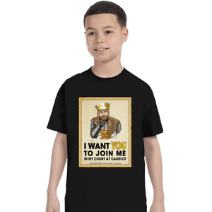 Secret_Shirts T-Shirts, Youth / XS / Black Knights Wanted