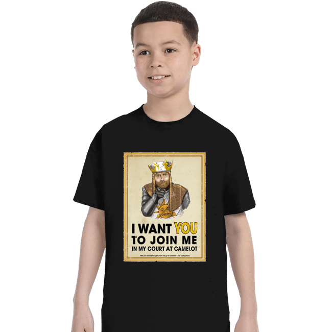 Secret_Shirts T-Shirts, Youth / XS / Black Knights Wanted