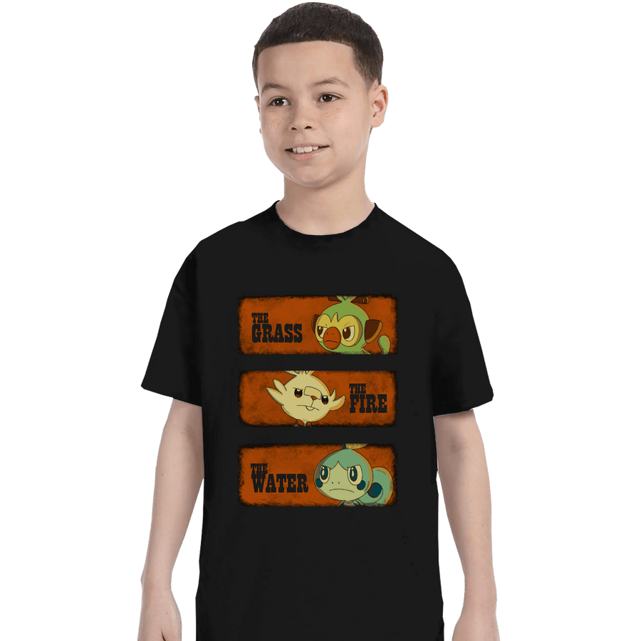 Shirts T-Shirts, Youth / XL / Black The Grass, The Fire, And The Water
