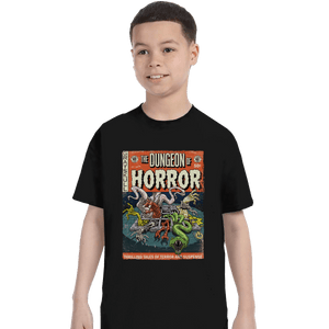 Shirts T-Shirts, Youth / XS / Black The Dungeon Of Horror