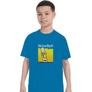 Shirts T-Shirts, Youth / XL / Sapphire We Can Dip It