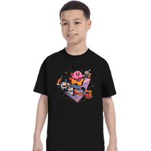 Load image into Gallery viewer, Daily_Deal_Shirts T-Shirts, Youth / XS / Black Pink Blob Game
