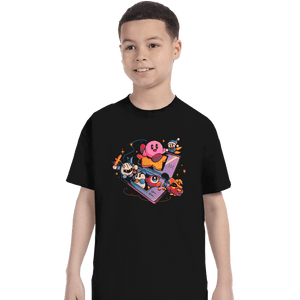 Daily_Deal_Shirts T-Shirts, Youth / XS / Black Pink Blob Game