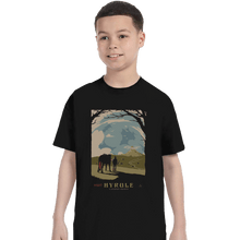 Load image into Gallery viewer, Shirts T-Shirts, Youth / XL / Black Epona Visit Hyrule
