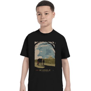 Shirts T-Shirts, Youth / XL / Black Epona Visit Hyrule