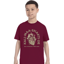 Load image into Gallery viewer, Shirts T-Shirts, Youth / XS / Maroon Kali Maa
