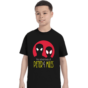 Secret_Shirts T-Shirts, Youth / XS / Black Adventures Of Peter and Miles