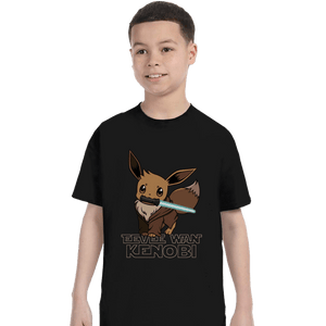 Secret_Shirts T-Shirts, Youth / XS / Black Eevee Wan Kenobi Secret Sale