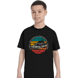 Shirts T-Shirts, Youth / XS / Black Retro Ecto-1 Sun