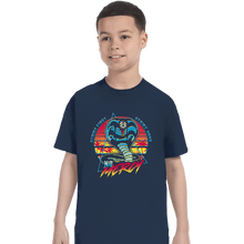 Load image into Gallery viewer, Secret_Shirts T-Shirts, Youth / XS / Navy Retro Cobra
