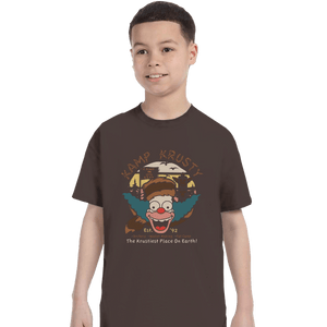 Secret_Shirts T-Shirts, Youth / XS / Dark Chocolate Krusty Brand Tee