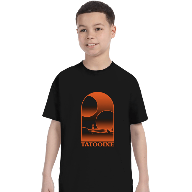 Shirts T-Shirts, Youth / XS / Black Tatooine