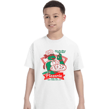 Load image into Gallery viewer, Secret_Shirts T-Shirts, Youth / XS / White Mikey&#39;s Pizzeria
