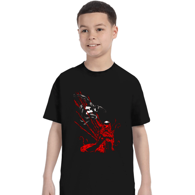 Shirts T-Shirts, Youth / XS / Black Spider VS Carnage