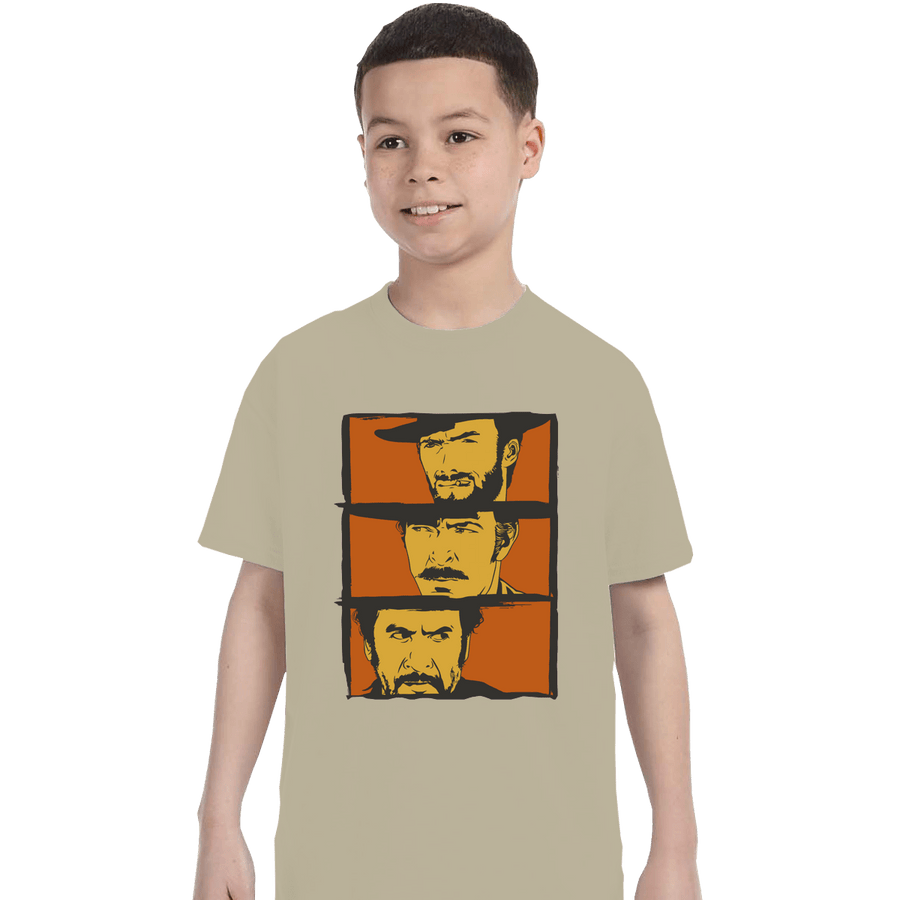 Shirts T-Shirts, Youth / Small / Sand The Good The Bad And The Ugly