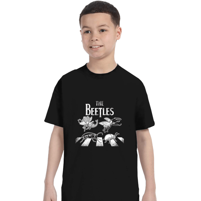 Secret_Shirts T-Shirts, Youth / XS / Black The Real Beetles