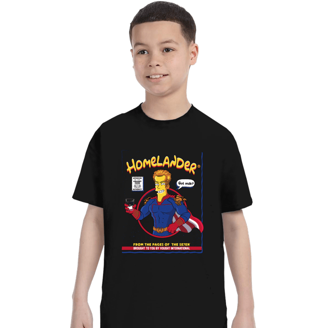 Secret_Shirts T-Shirts, Youth / XS / Black homelander milk
