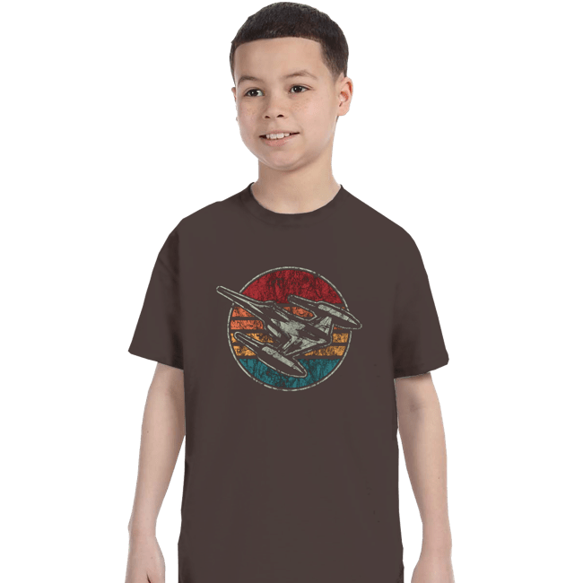Shirts T-Shirts, Youth / XS / Dark Chocolate Vintage Starfighter
