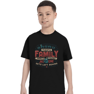 Shirts T-Shirts, Youth / XL / Black Ohana Means Family