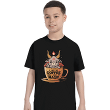 Load image into Gallery viewer, Secret_Shirts T-Shirts, Youth / XS / Black Black Coffee Cup
