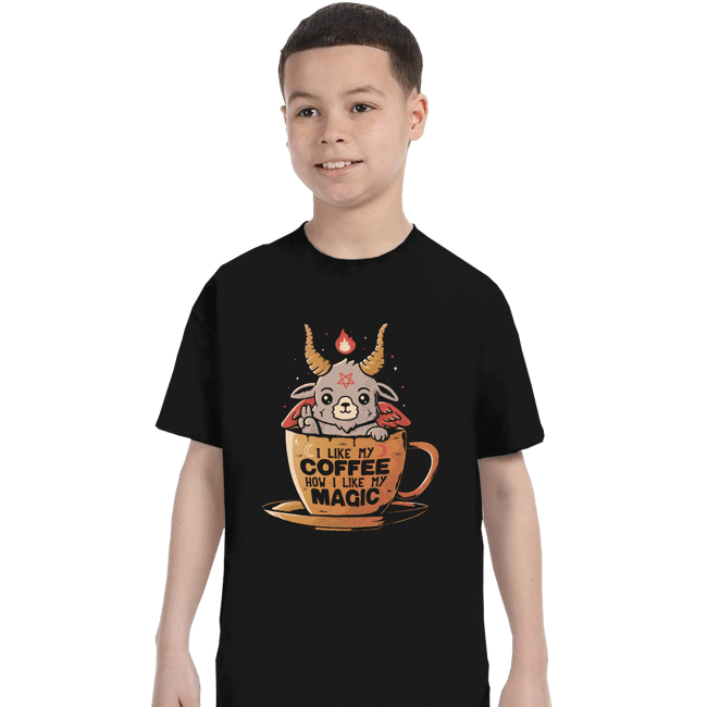 Secret_Shirts T-Shirts, Youth / XS / Black Black Coffee Cup