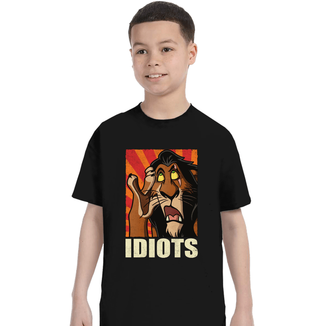 Daily_Deal_Shirts T-Shirts, Youth / XS / Black Idiots!