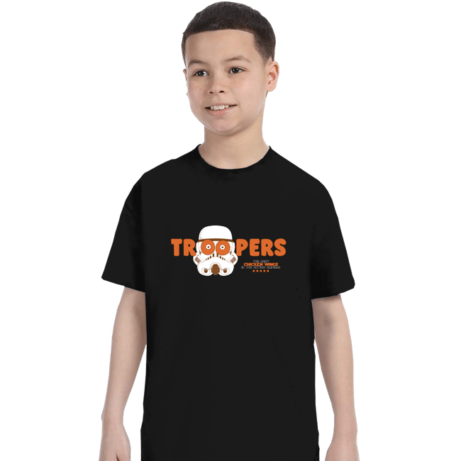 Shirts T-Shirts, Youth / XS / Black Troopers