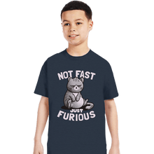 Load image into Gallery viewer, Shirts T-Shirts, Youth / XS / Dark Heather Not Fast Just Furious
