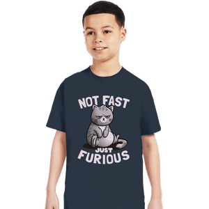 Shirts T-Shirts, Youth / XS / Dark Heather Not Fast Just Furious