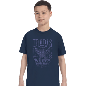 Daily_Deal_Shirts T-Shirts, Youth / XS / Navy Tardis Garage