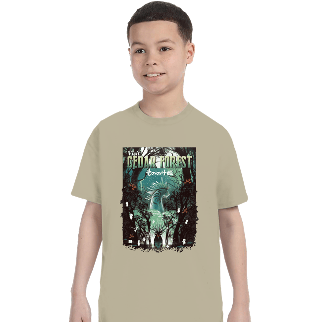 Daily_Deal_Shirts T-Shirts, Youth / XS / Sand Visit Cedar Forest