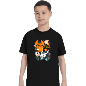 Daily_Deal_Shirts T-Shirts, Youth / XS / Black Digi Halloween