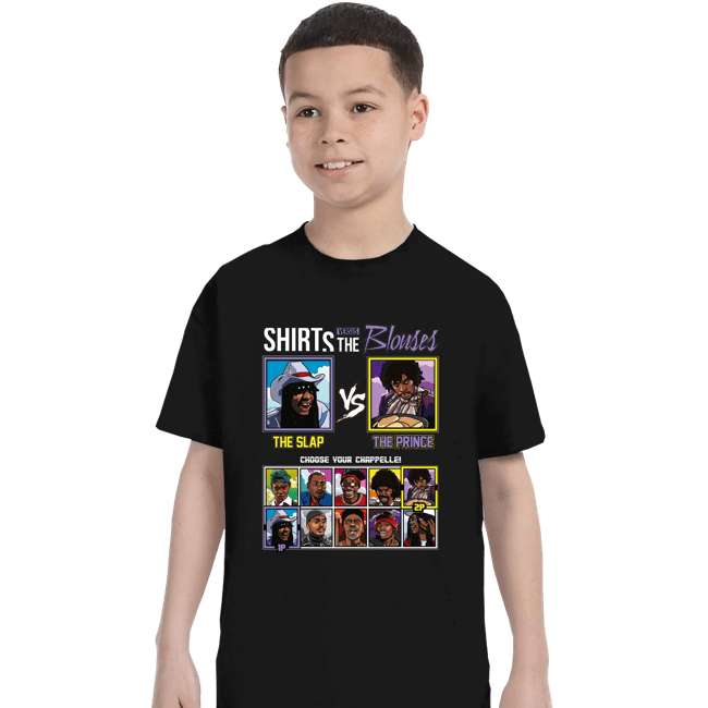 Secret_Shirts T-Shirts, Youth / XS / Black Shirts VS. Blouses