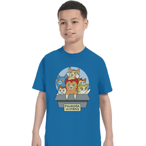 Shirts T-Shirts, Youth / XL / Sapphire Thunder Kittens